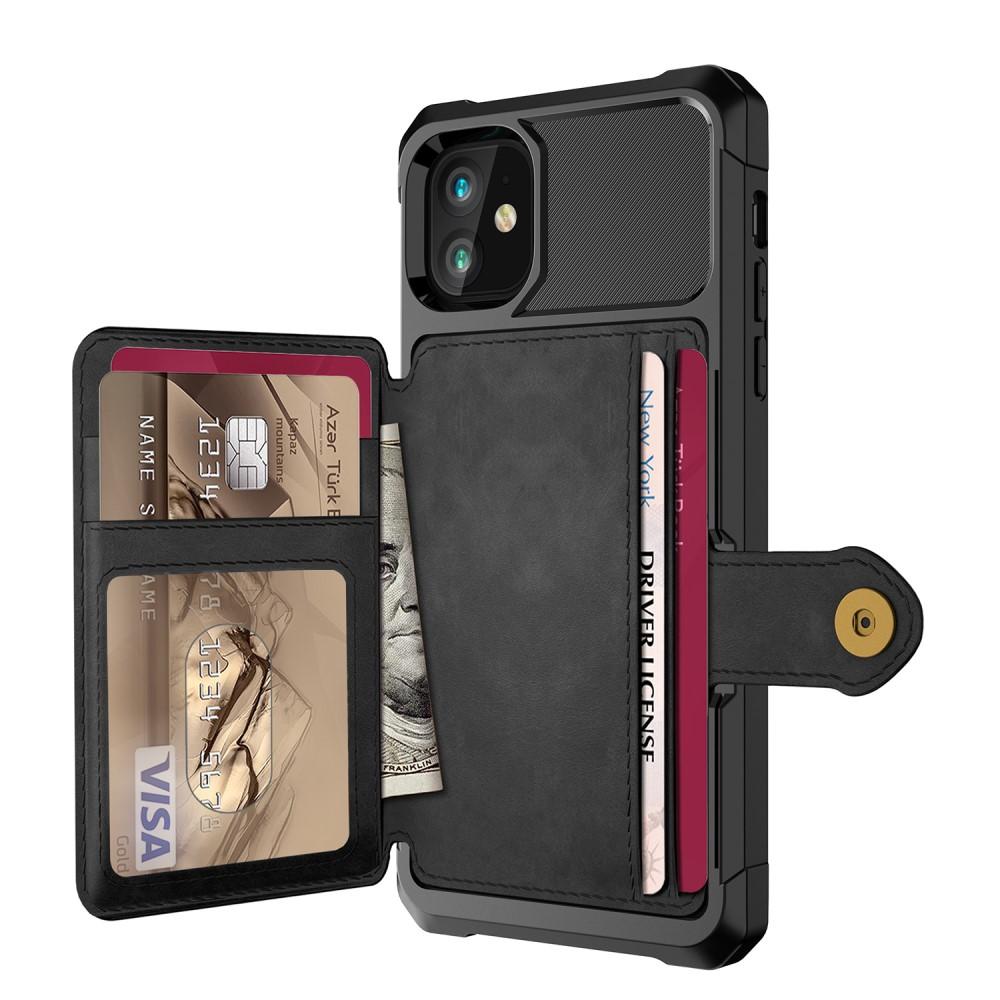 Tough Multi-slot Case iPhone 12/iPhone 12 Pro Musta
