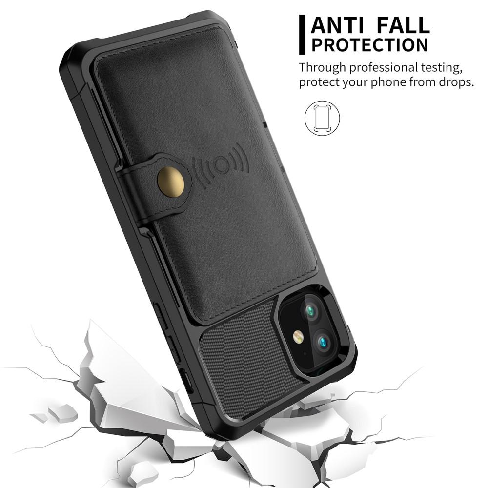 Tough Multi-slot Case iPhone 12/iPhone 12 Pro Musta