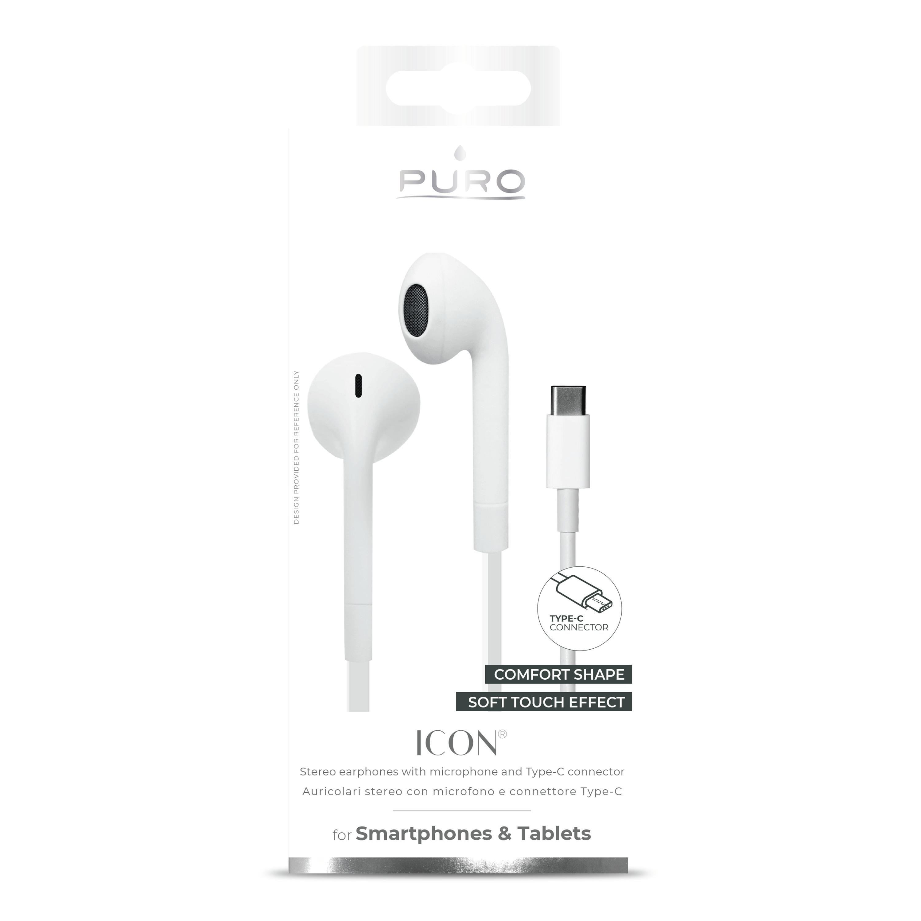 ICON USB-C Earphones White