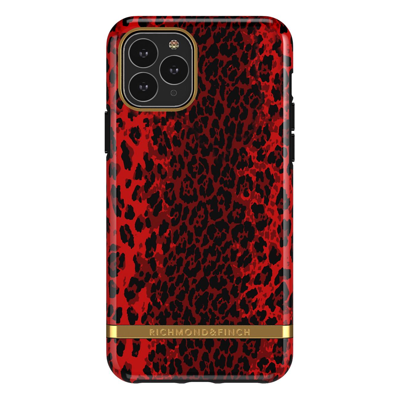 Kuori iPhone 11 Pro Red Leopard
