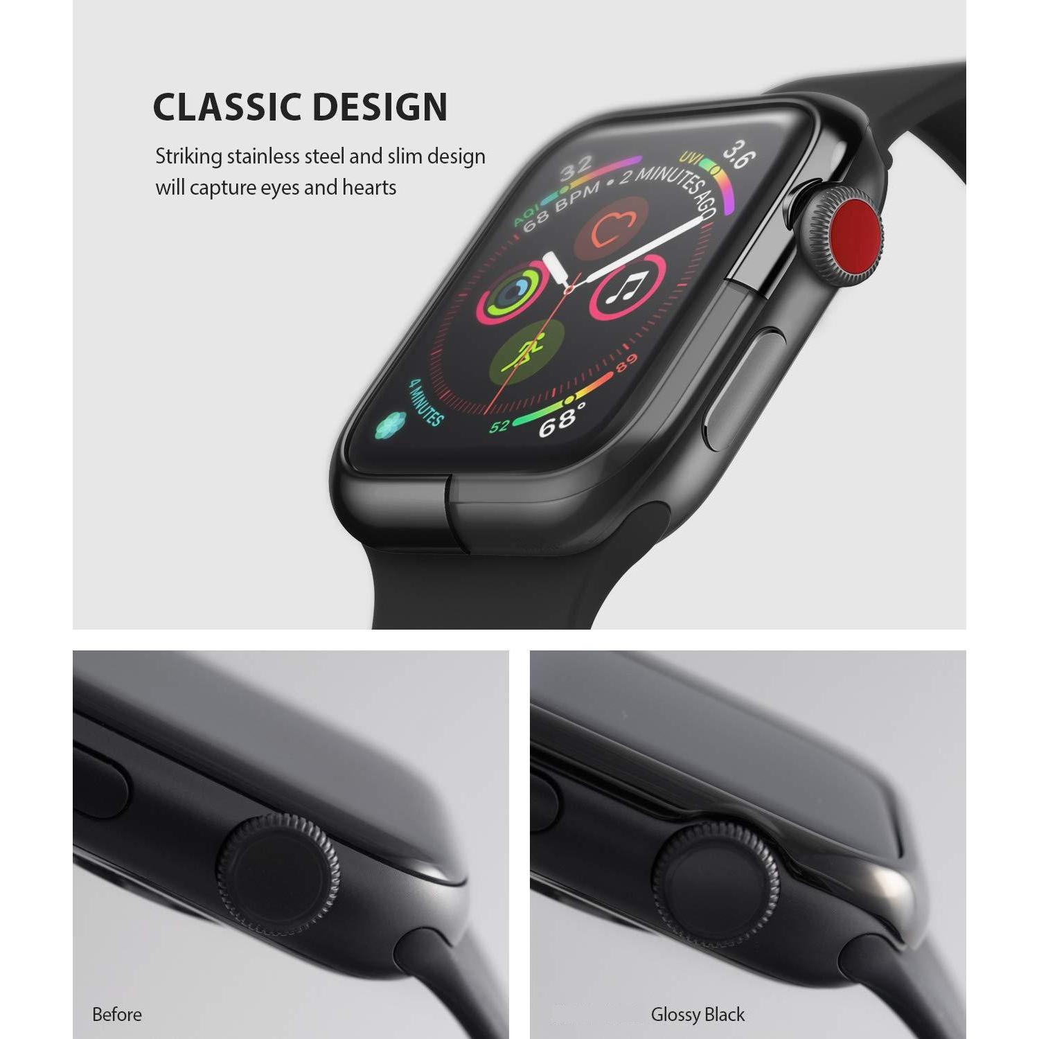 Bezel Styling Apple Watch 42mm Glossy Black