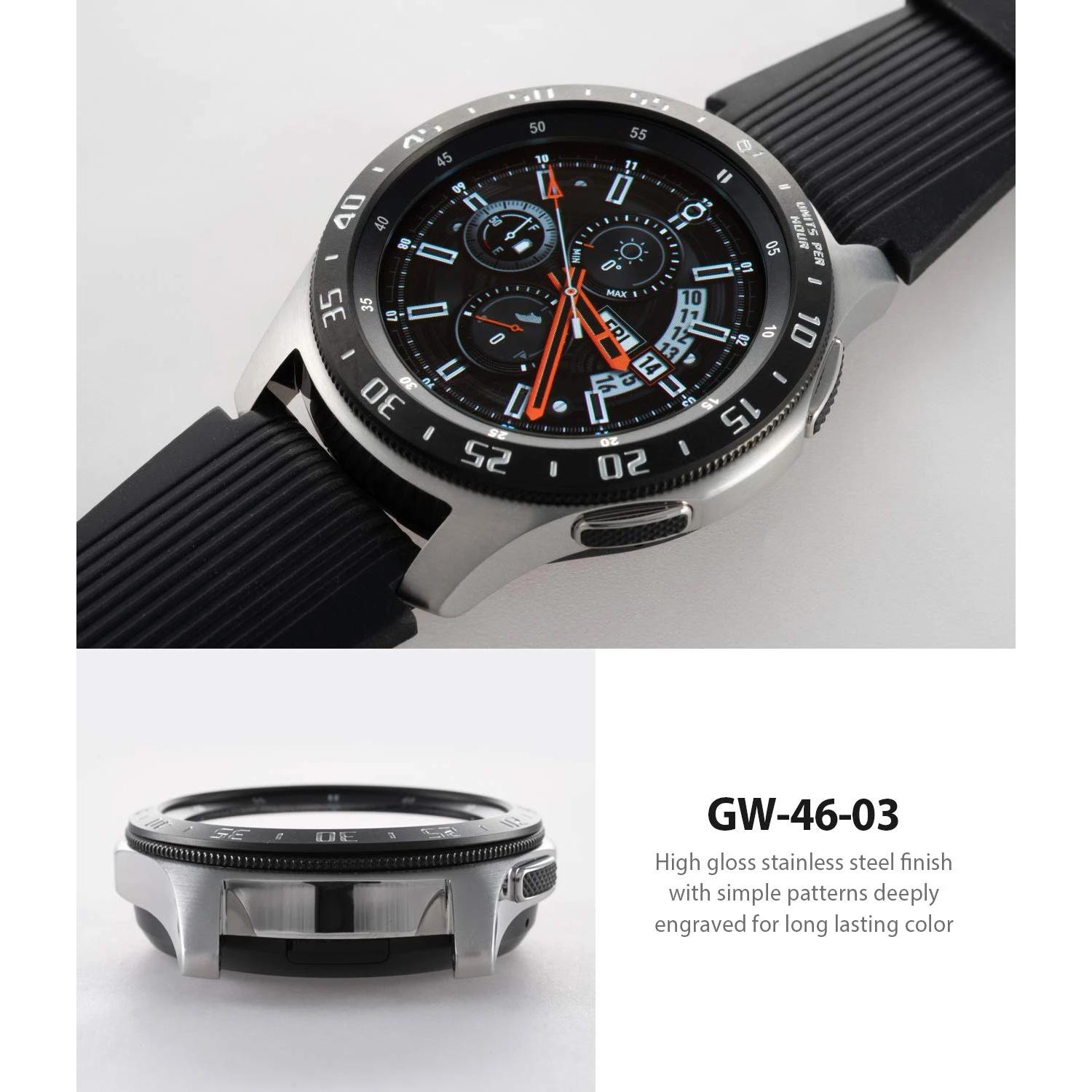 Bezel Styling Galaxy Watch 46mm/Gear S3 Black