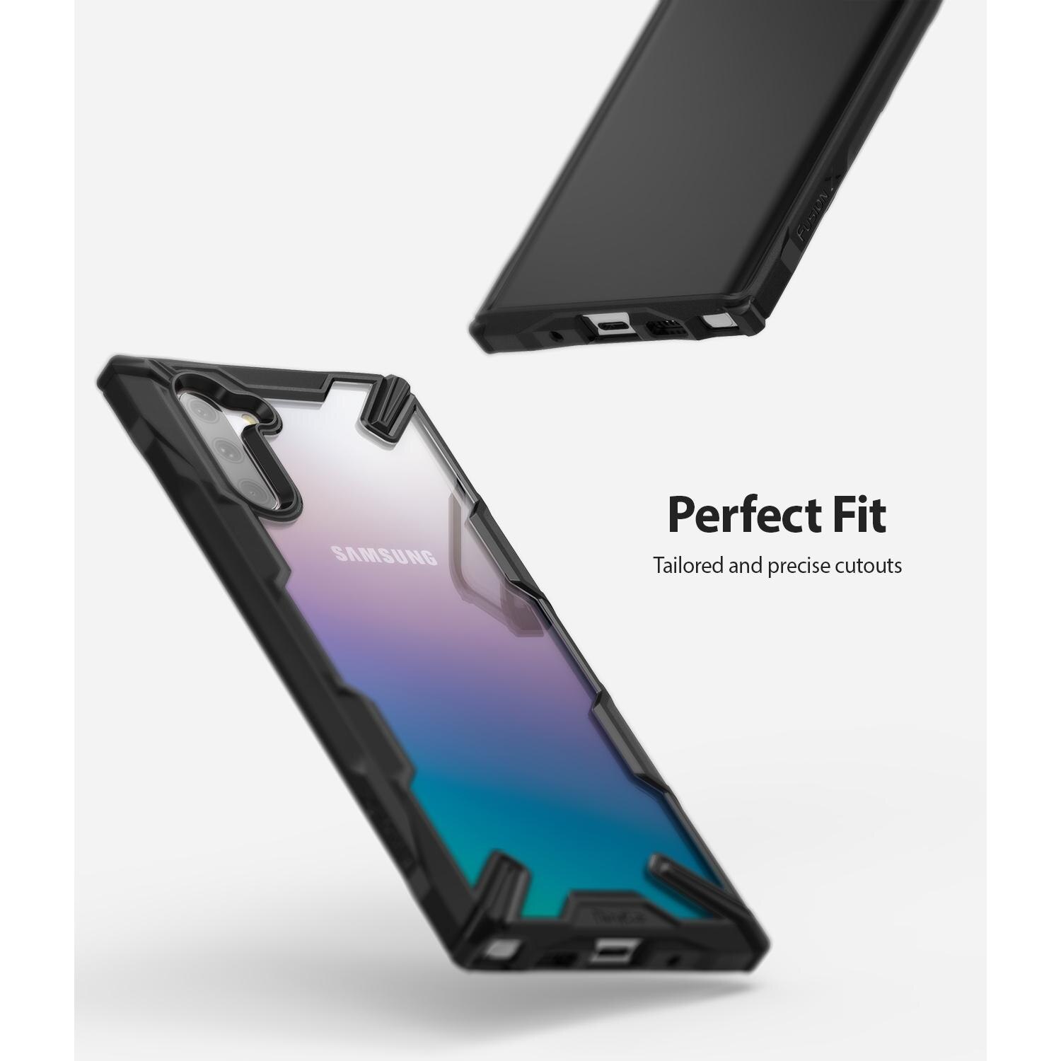 Fusion X Case Samsung Galaxy Note 10 Musta