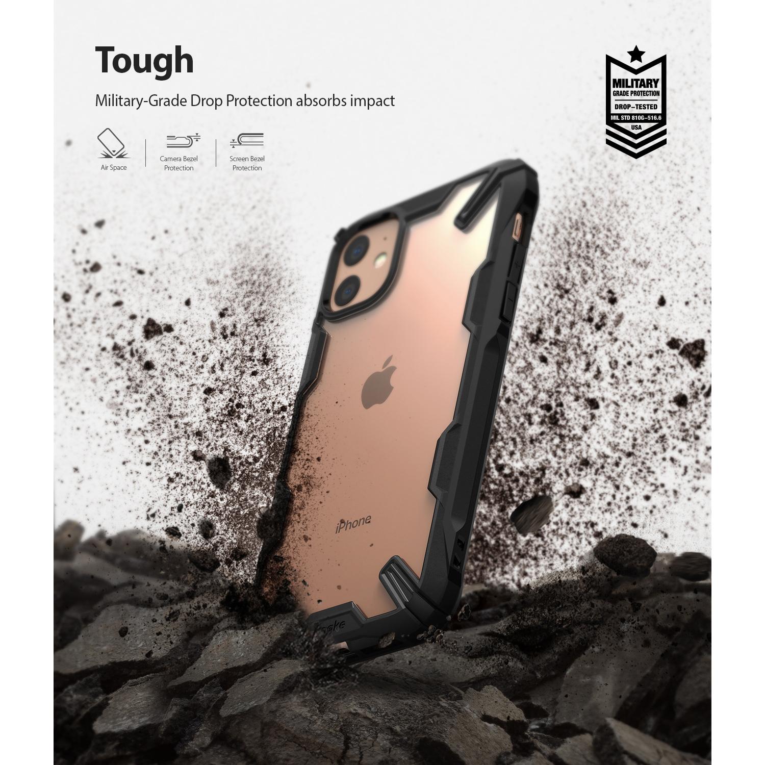 Fusion X Case iPhone 11 Musta