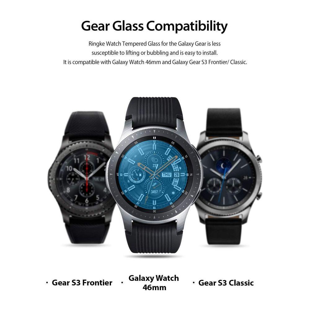 Invisible Defender ID Glass Samsung Galaxy Watch 46mm/Gear S3 Läpinäkyvä