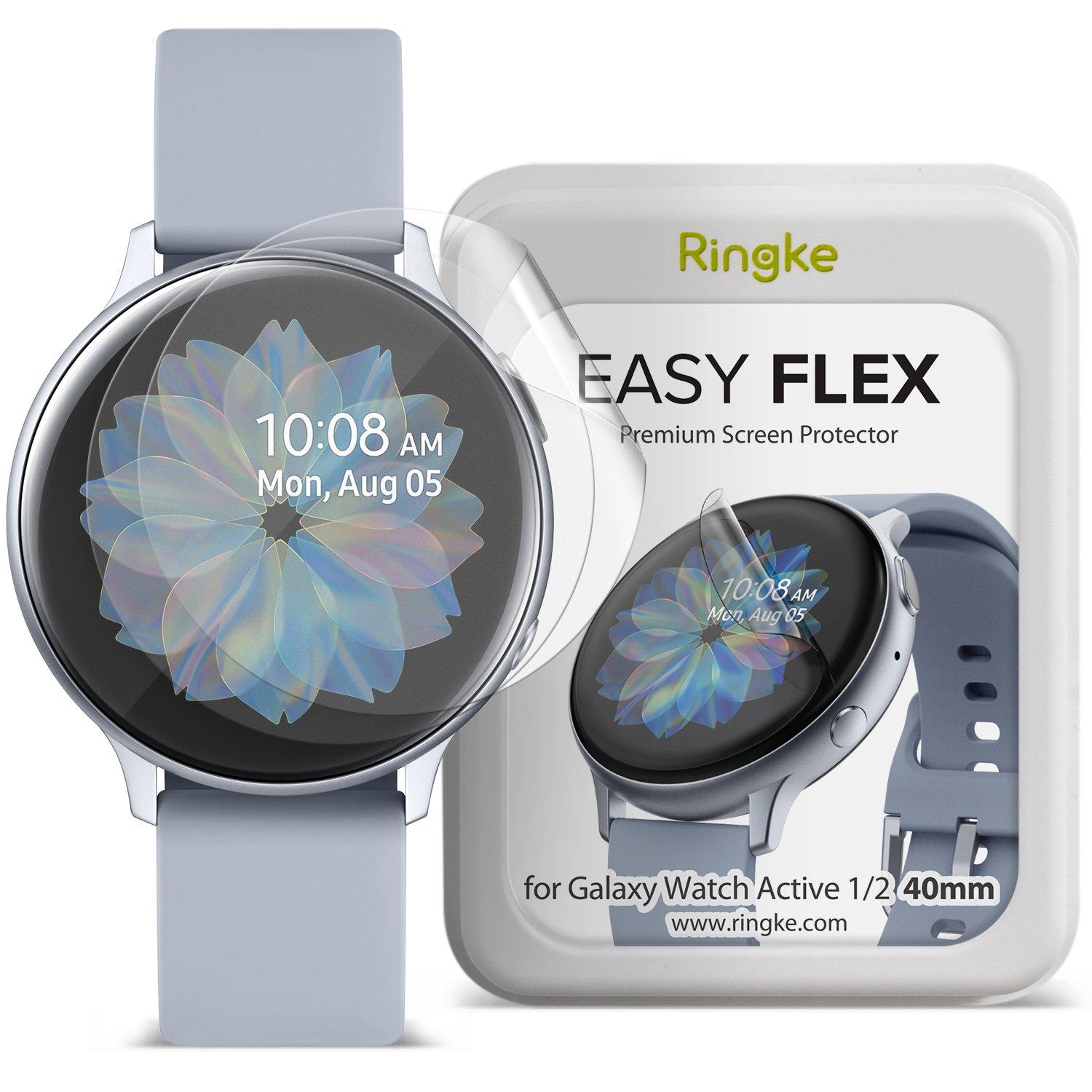 Easy Flex (3-pack) Samsung Galaxy Watch Active 1/2 40mm Läpinäkyvä