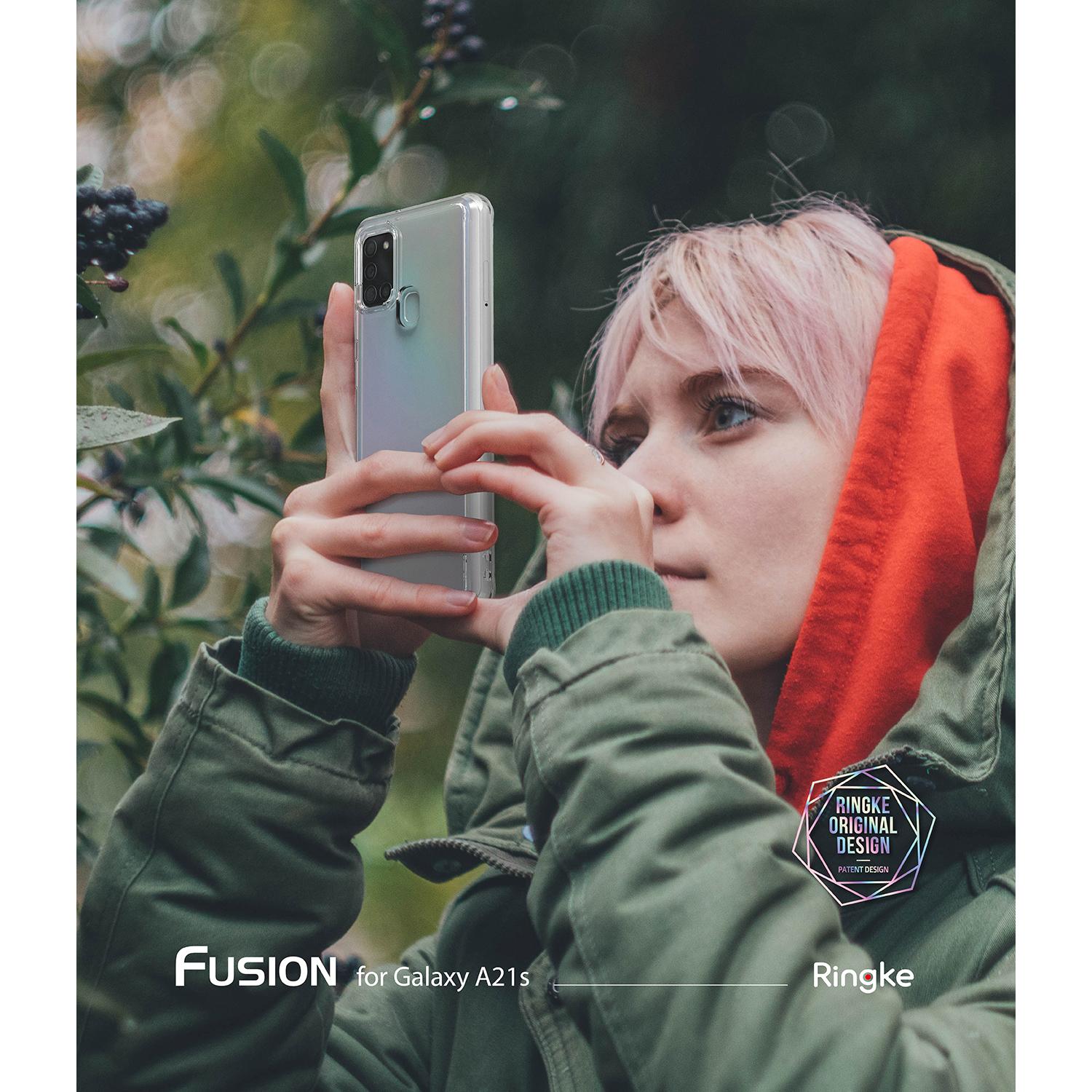 Fusion Case Galaxy A21s Clear