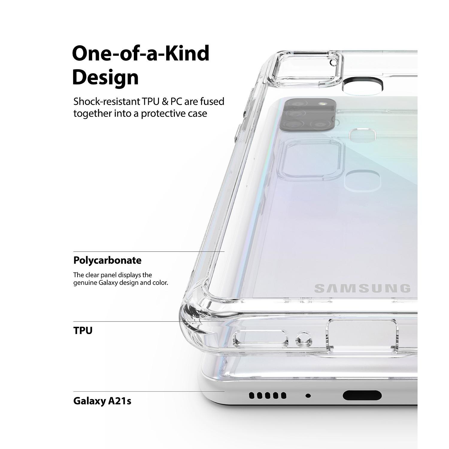 Fusion Case Galaxy A21s Clear