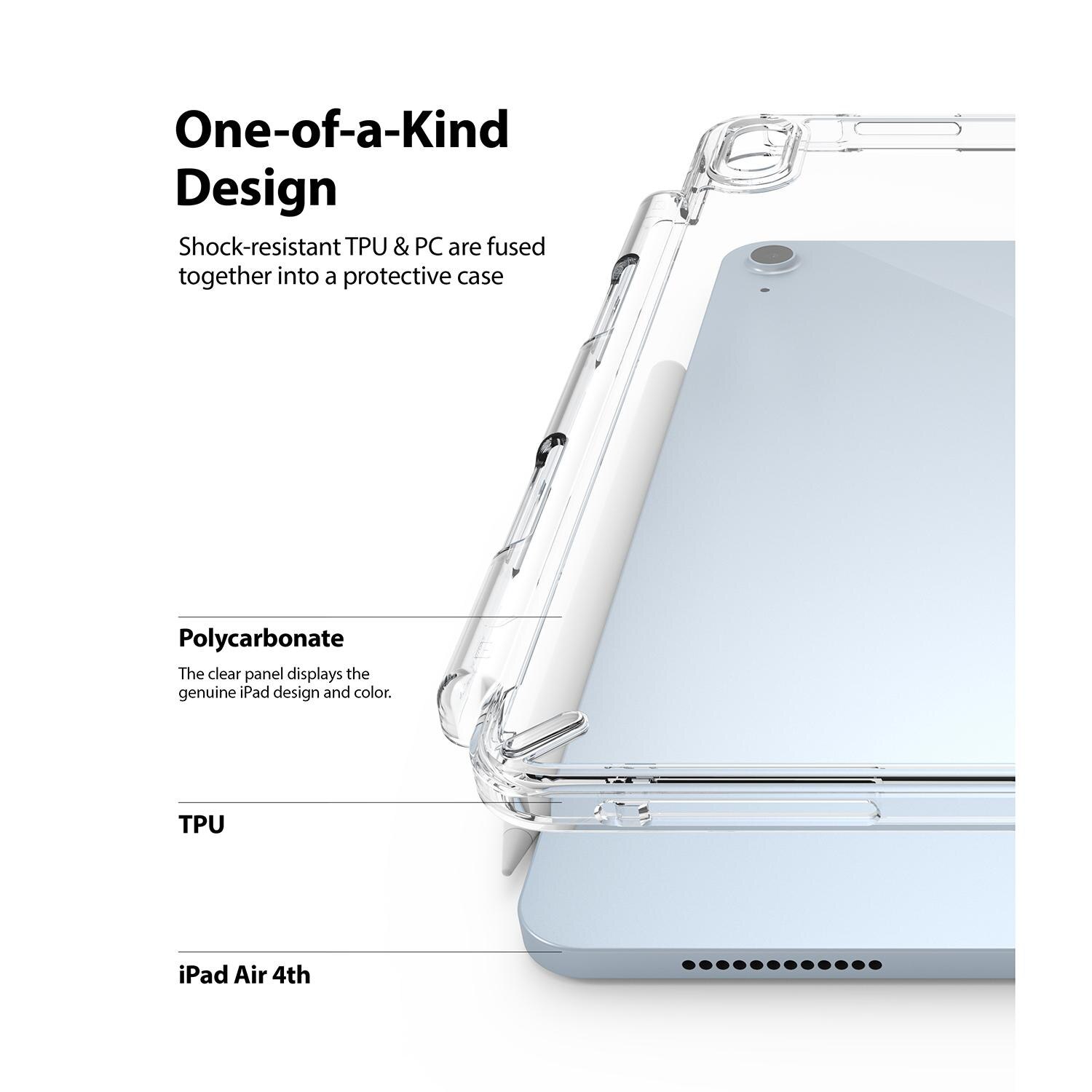 Fusion Case iPad Air 10.9 4th Gen (2020) Clear