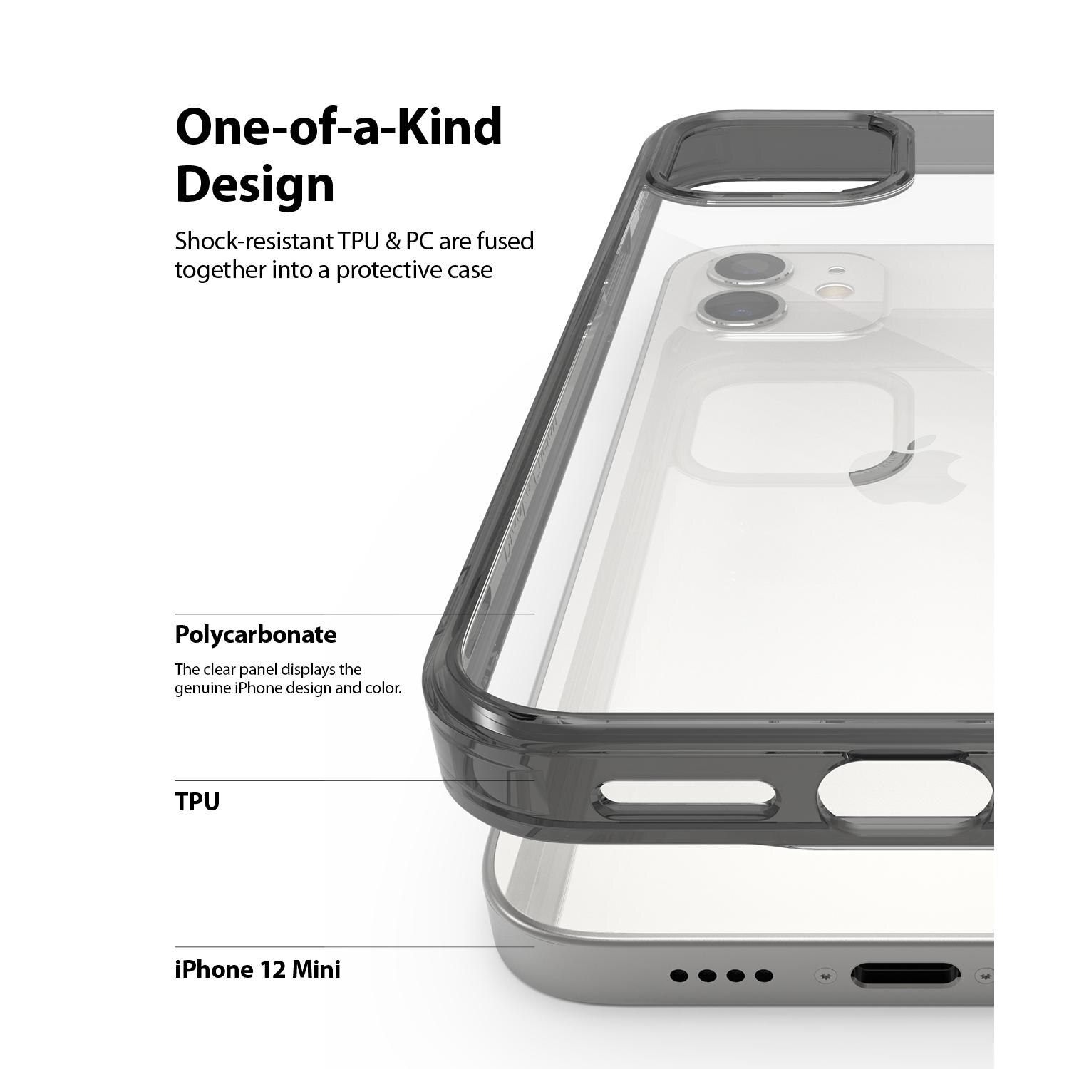 Fusion Case Apple iPhone 12 Mini Harmaa
