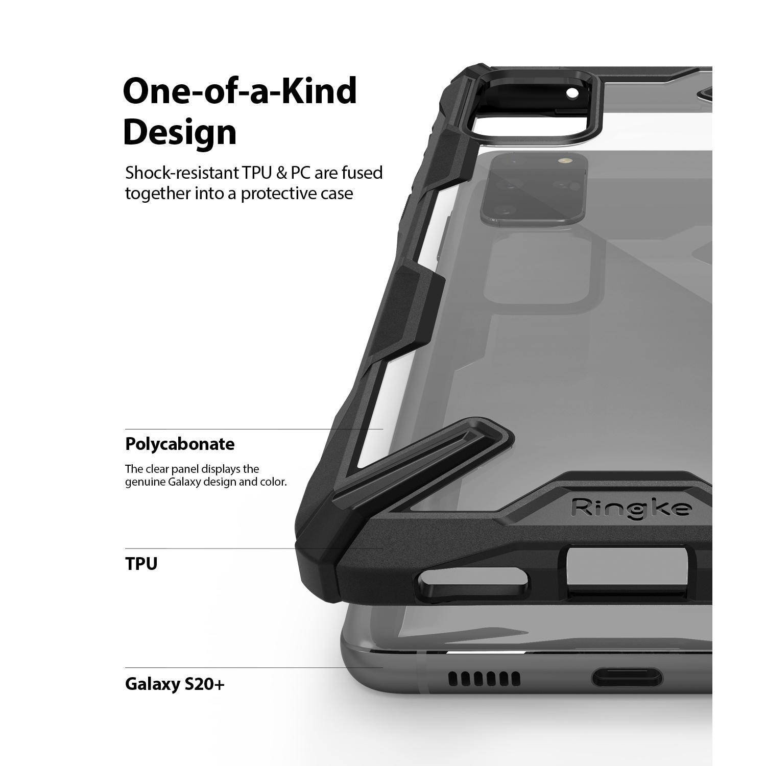 Fusion X Case Samsung Galaxy S20 Plus Musta