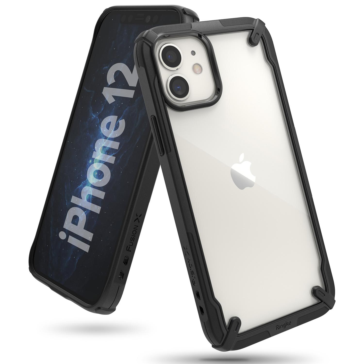 Fusion X Case iPhone 12/iPhone 12 Pro Musta