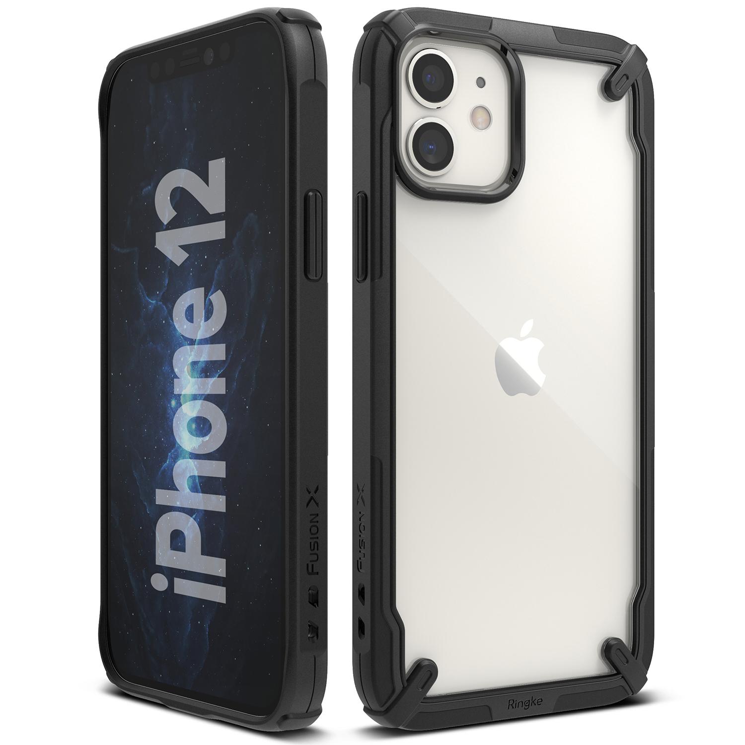 Fusion X Case iPhone 12/iPhone 12 Pro Musta