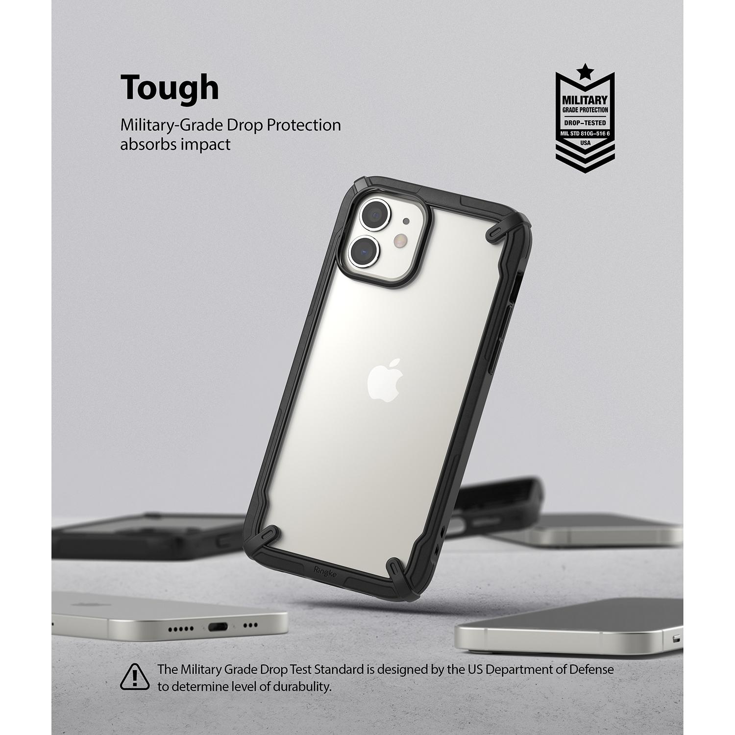 Fusion X Case iPhone 12/iPhone 12 Pro Musta