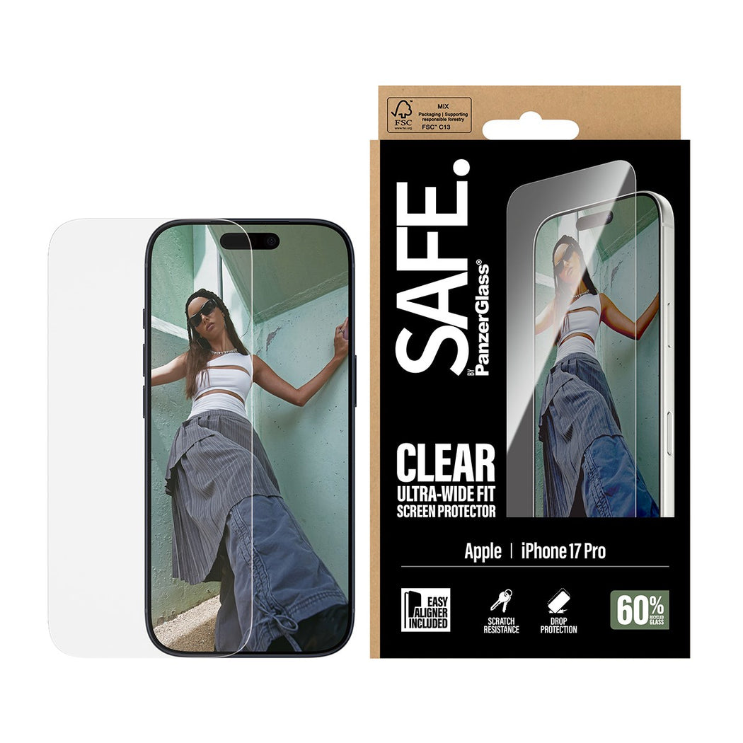 iPhone 17 Pro Screen Protector Ultra Wide Fit (with EasyAligner)