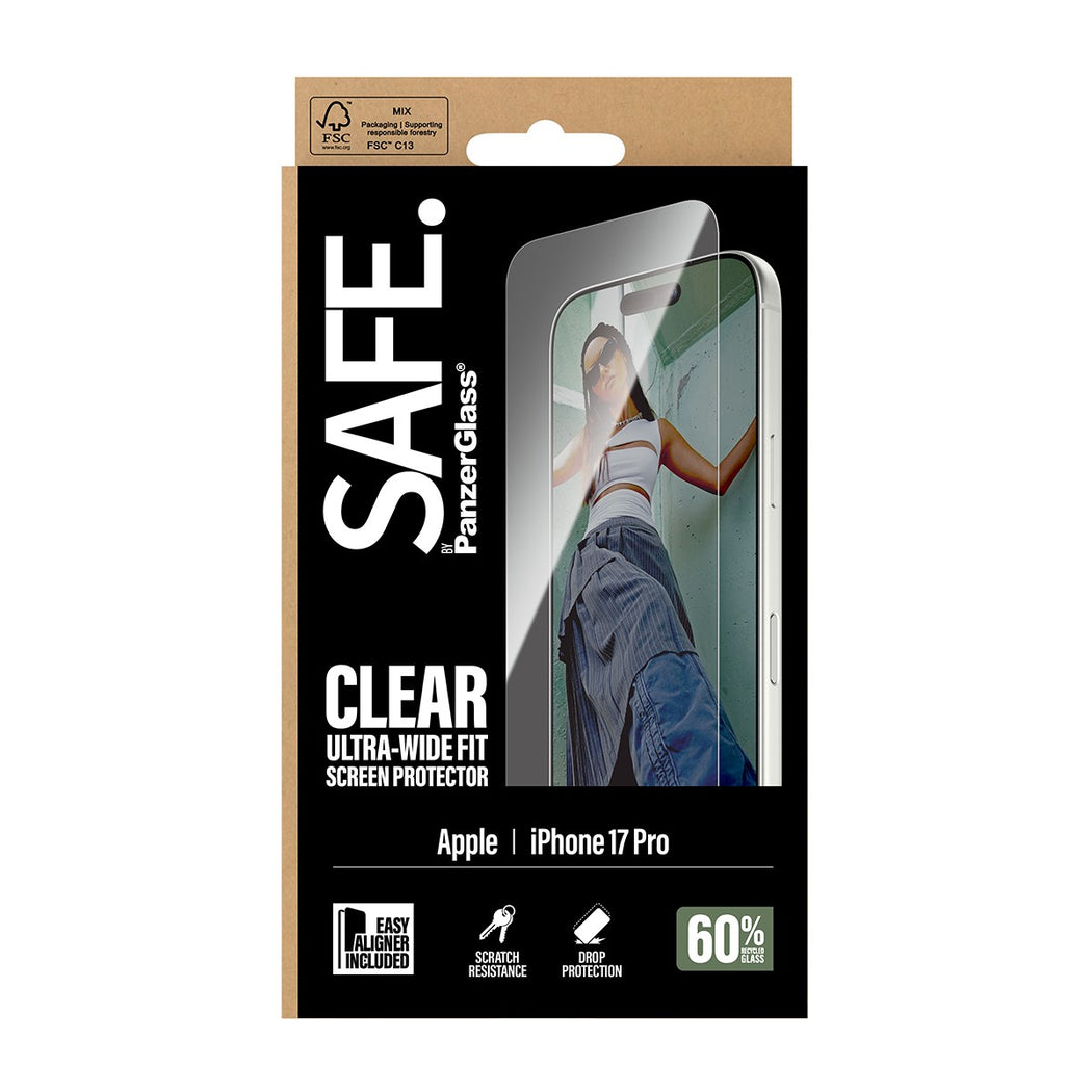 iPhone 17 Pro Screen Protector Ultra Wide Fit (with EasyAligner)