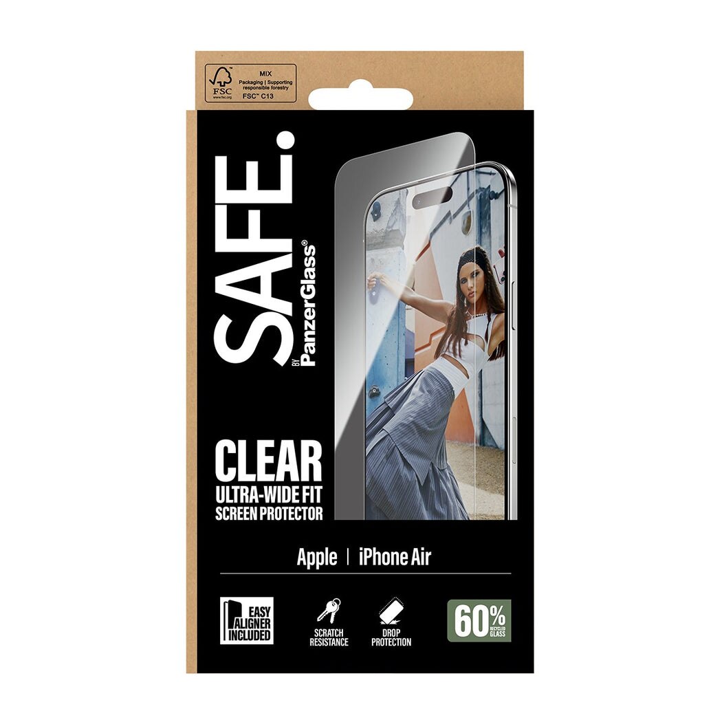 iPhone Air Screen Protector Ultra Wide Fit (with EasyAligner)