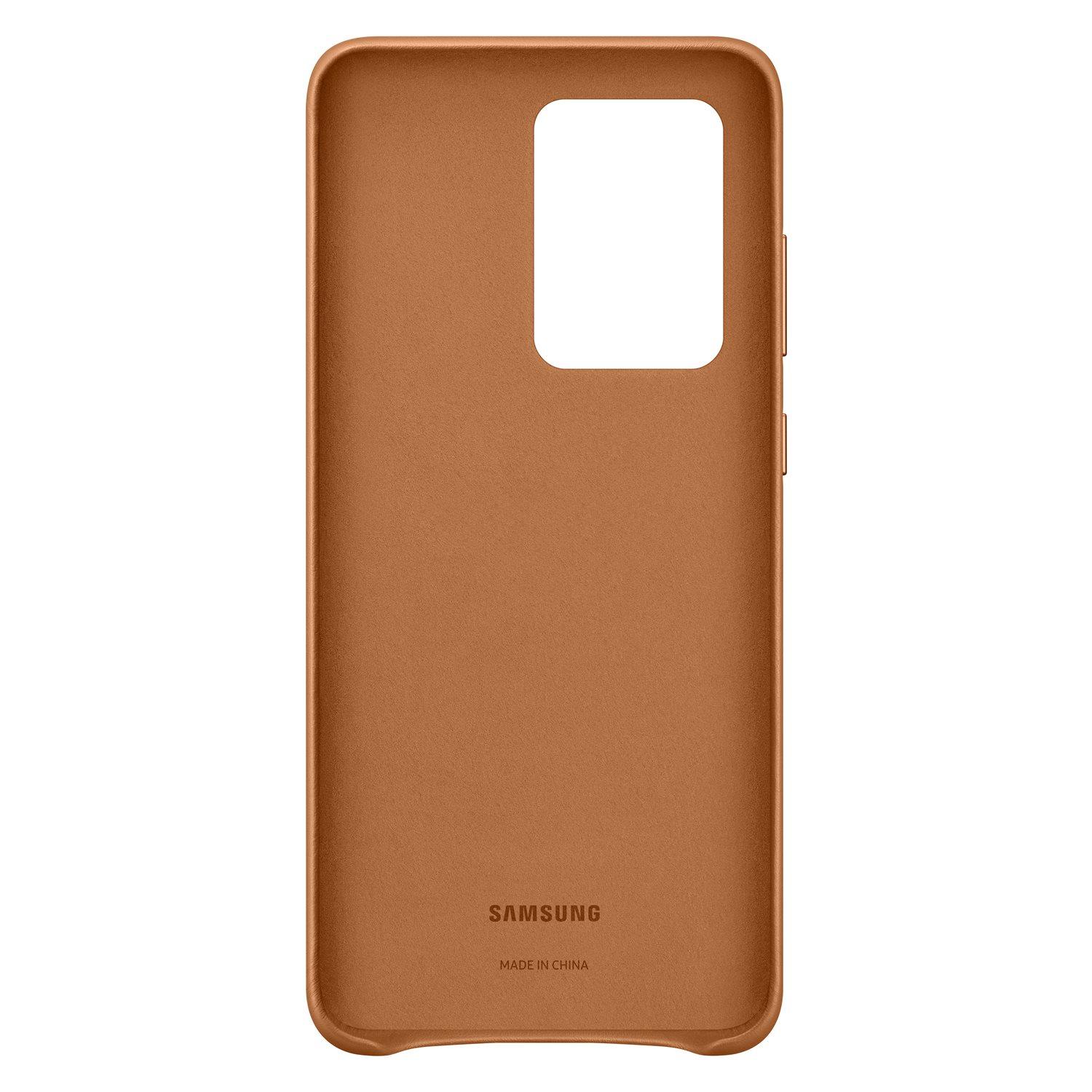 Leather Cover Samsung Galaxy S20 Ultra Brown