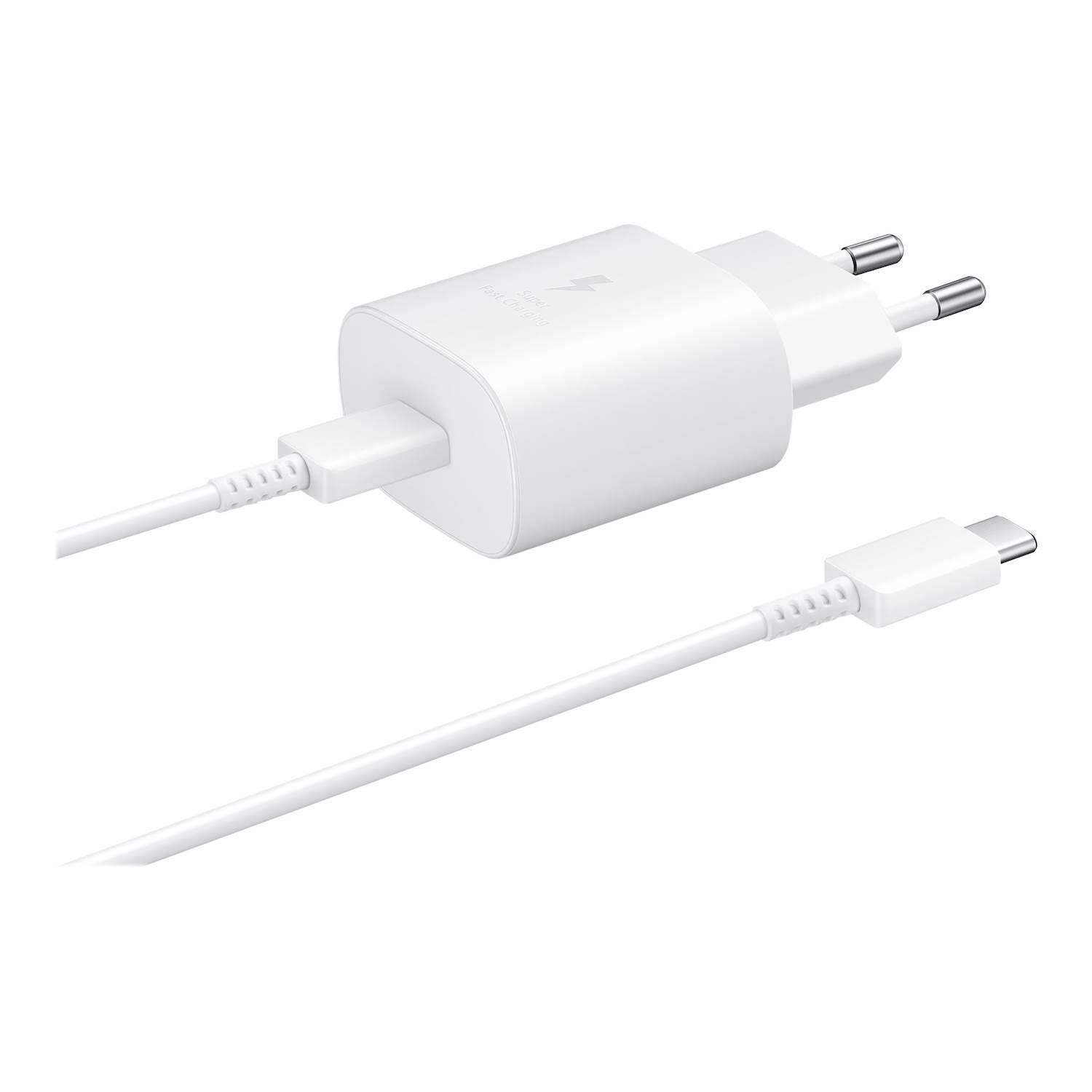 Puhelimen Laturit Fast Charge 25W USB-C valkoinen