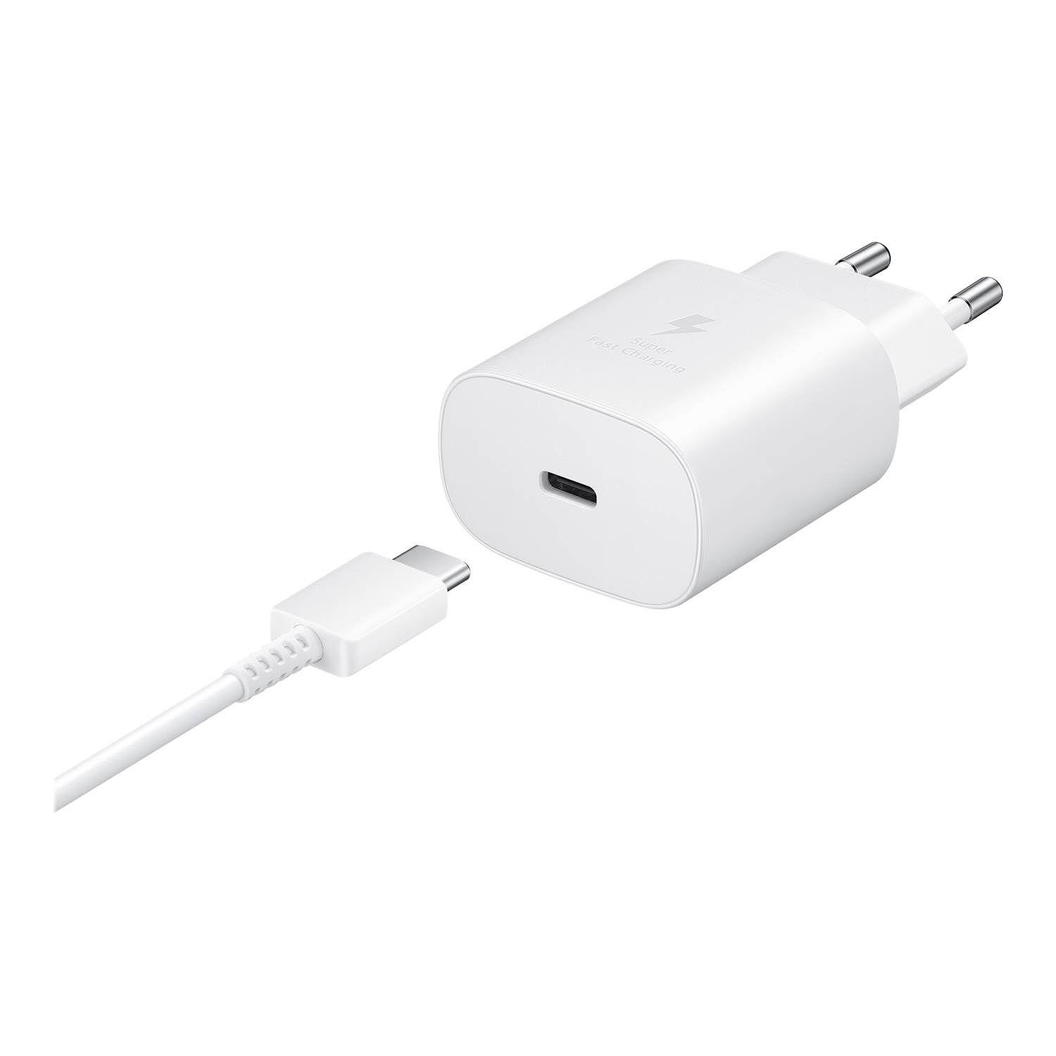 Puhelimen Laturit Fast Charge 25W USB-C valkoinen