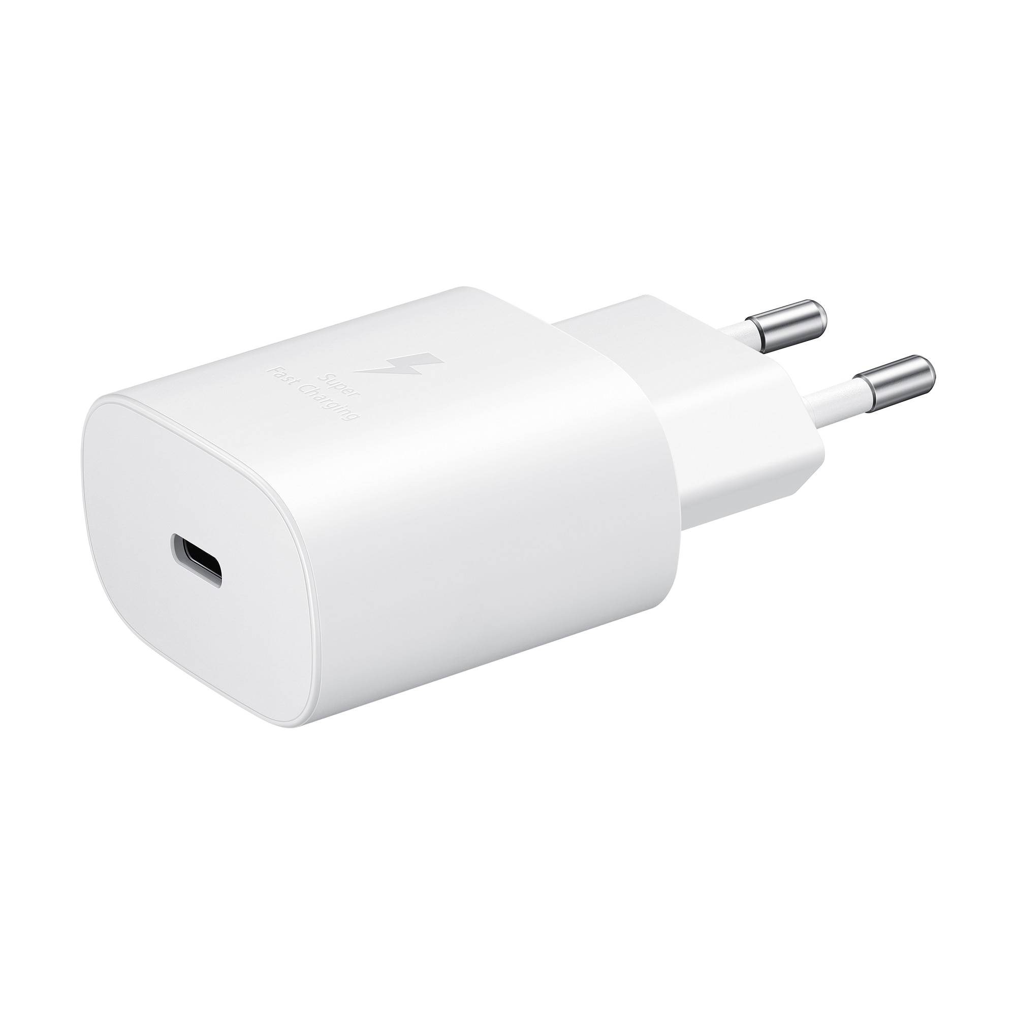 Seinälaturi Fast Charge 25W PD USB-C valkoinen