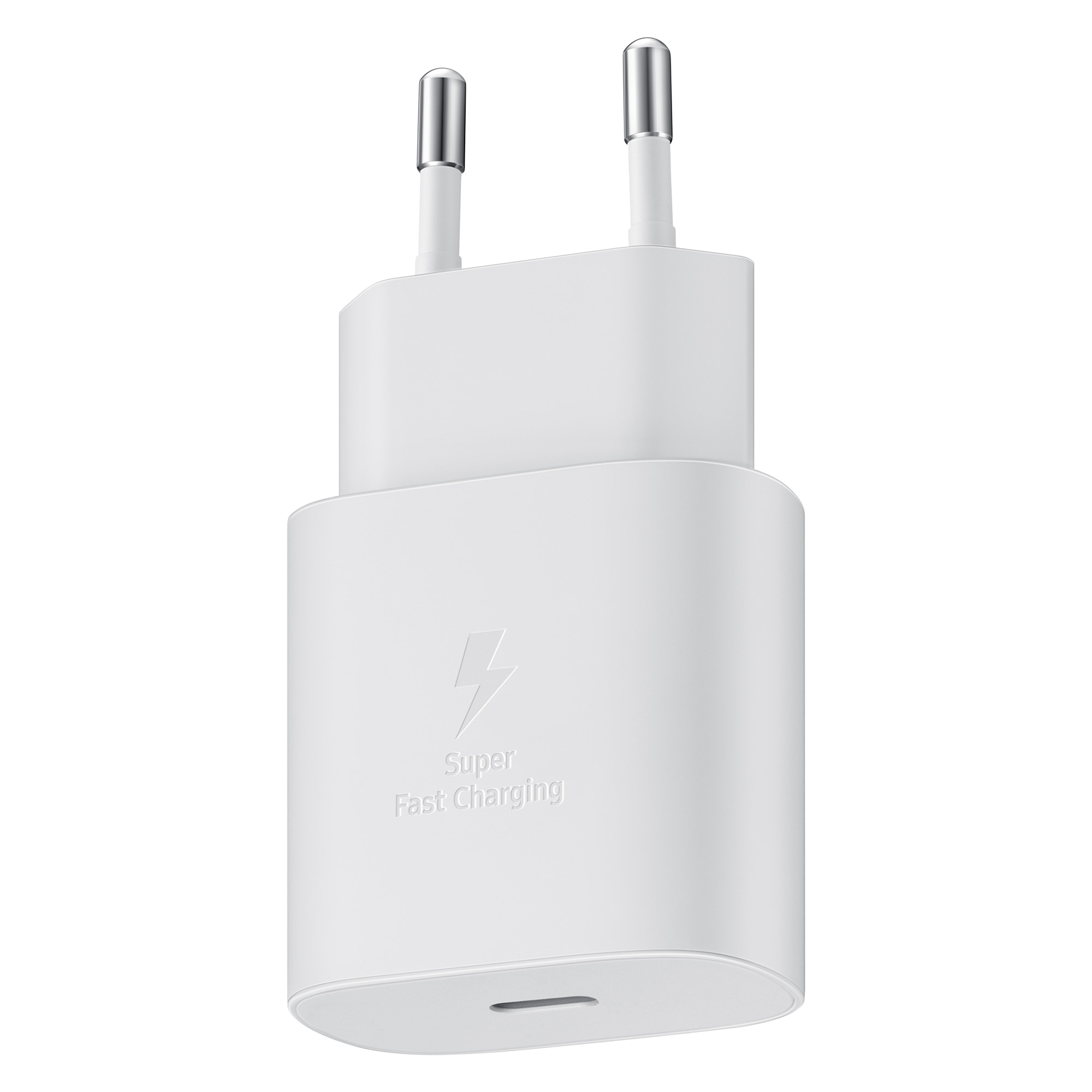 Seinälaturi Fast Charge 25W PD USB-C valkoinen