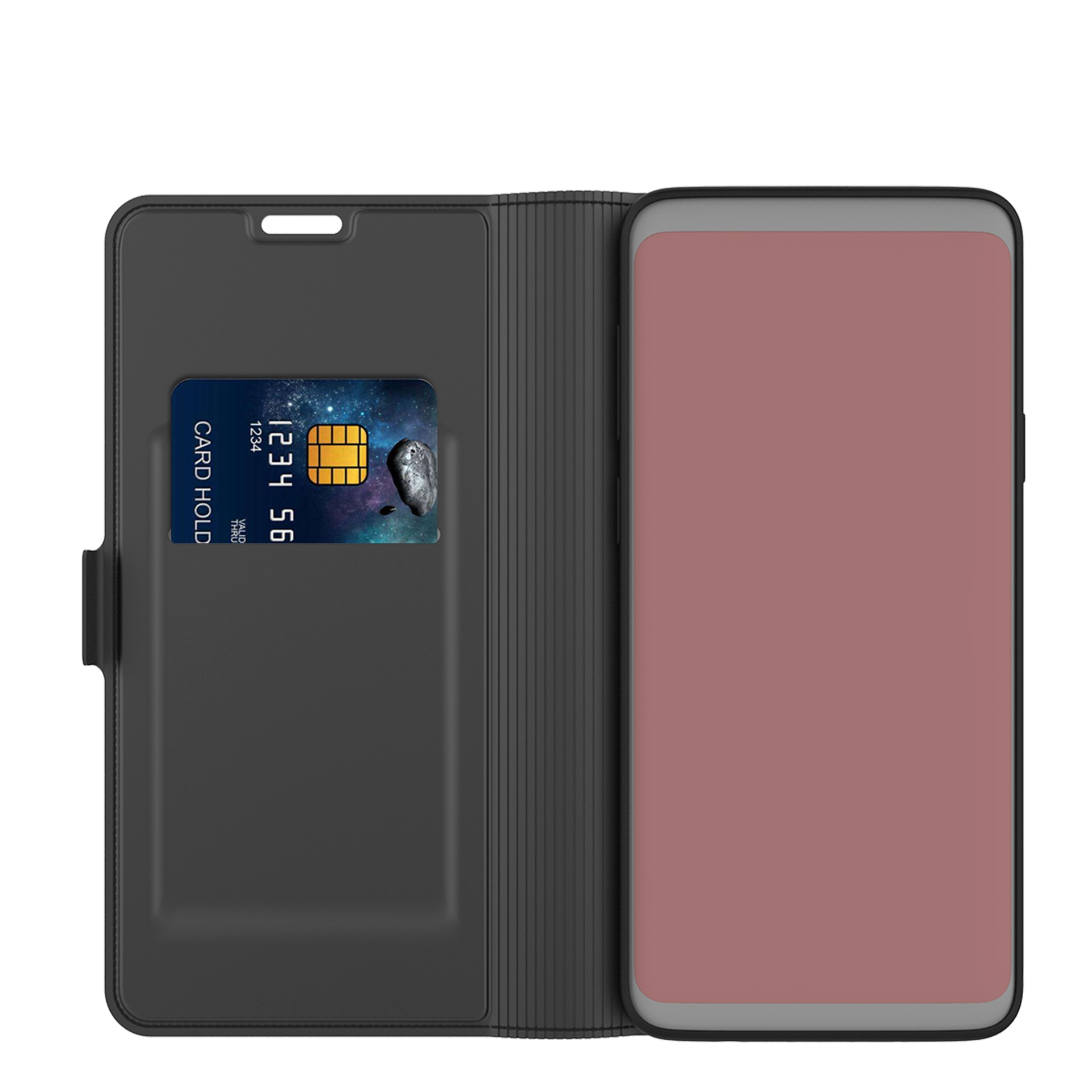 Slim Card Wallet iPhone 13 Pro musta