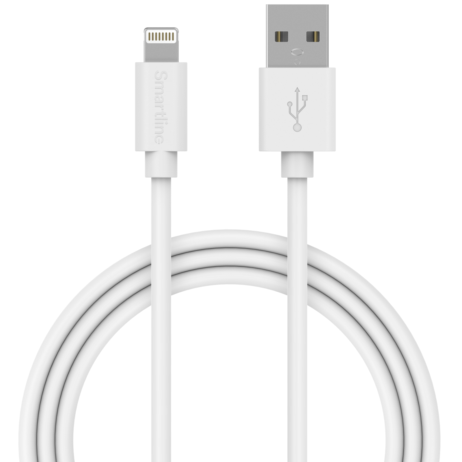 USB Cable Lightning 2m valkoinen