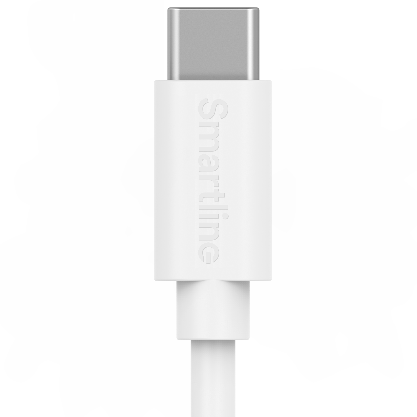 Pitkä USB-kaapeli USB-C - Lightning 2m iPhone 8 valkoinen