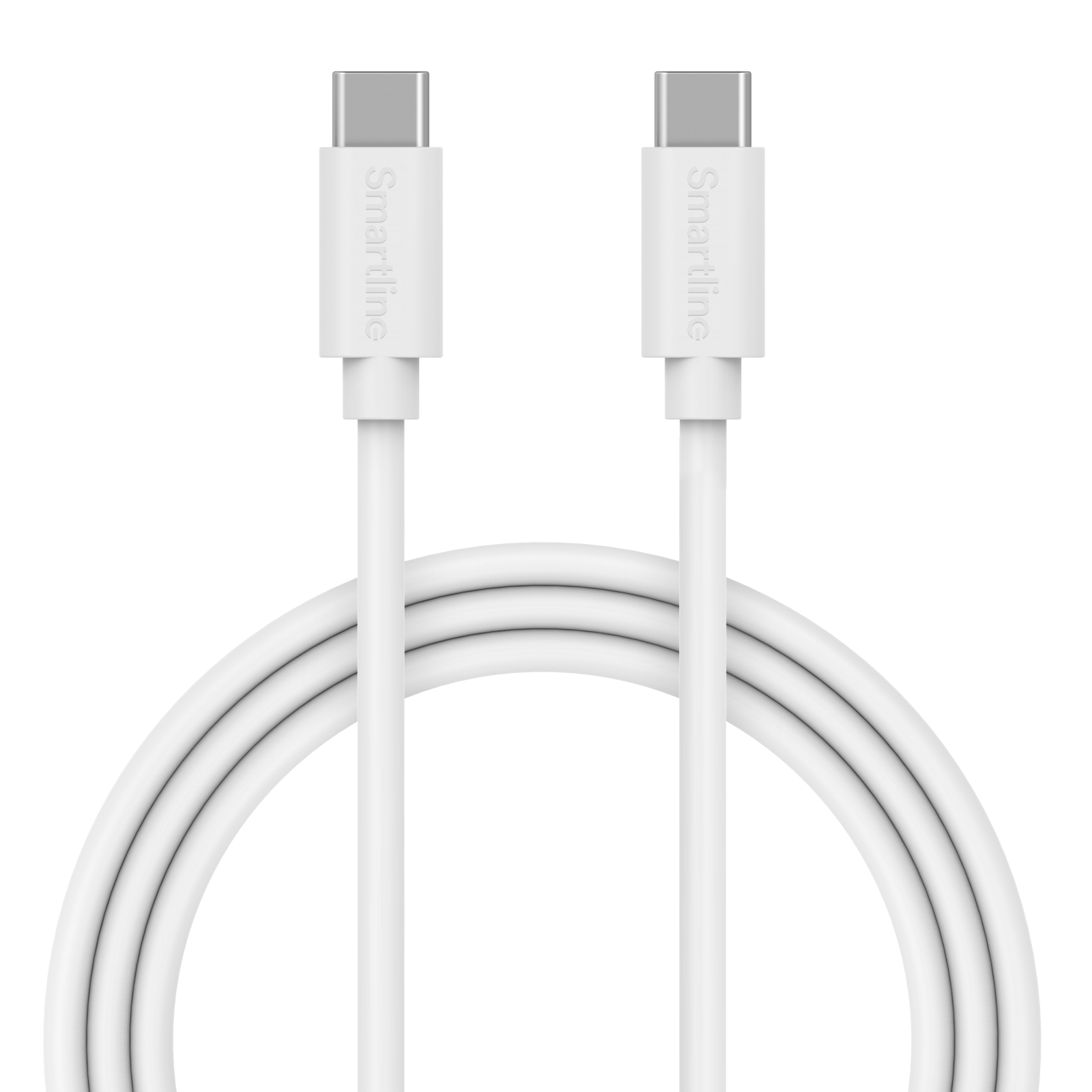 USB Cable USB-C <-> USB-C 1m valkoinen