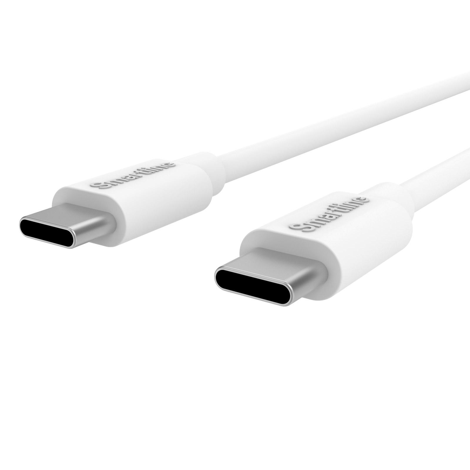 USB Cable USB-C <-> USB-C 2m valkoinen