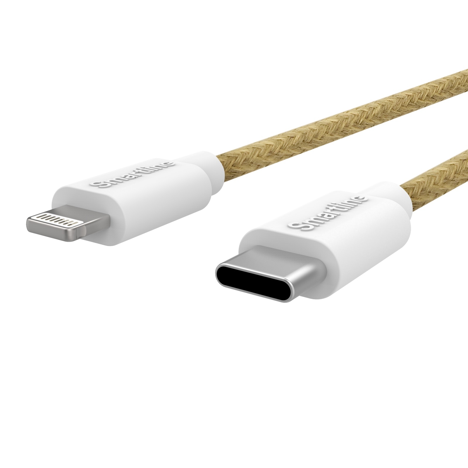 Fuzzy USB Cable USB-C -> Lightning 2m Sand