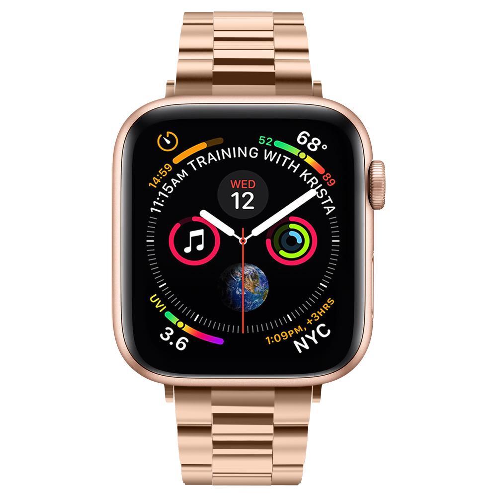 Apple Watch 41mm Series 9 Modern Fit Metal Band Rose Gold