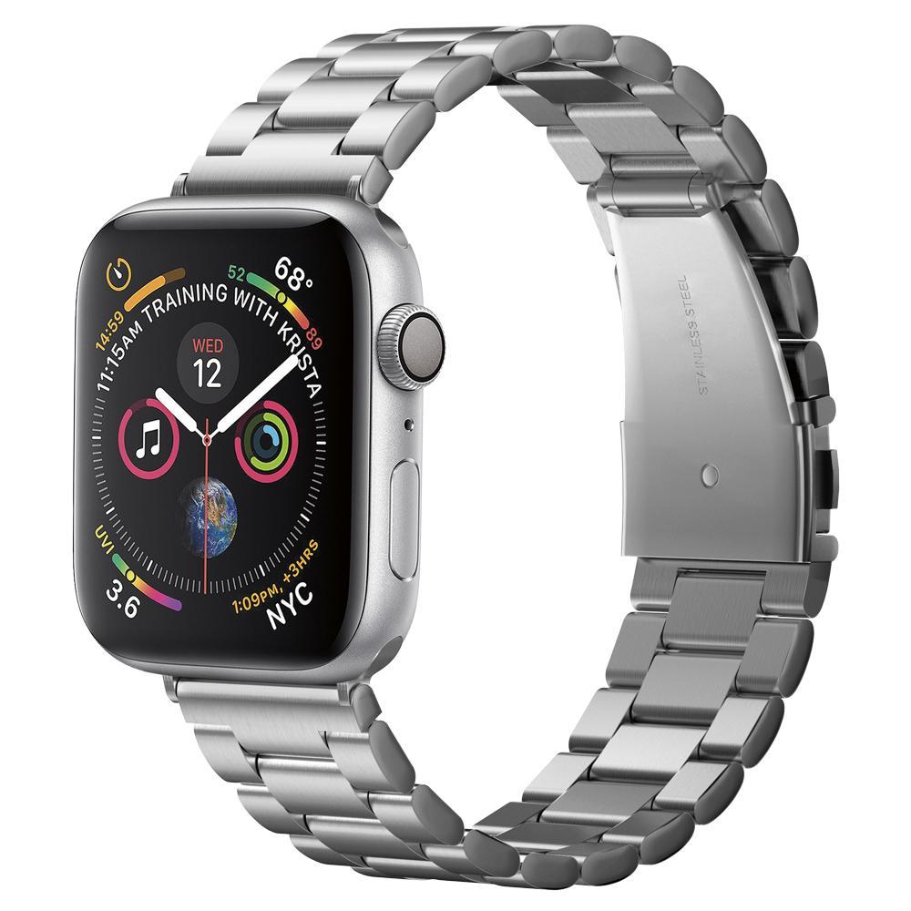 Apple Watch 45mm Series 9 Modern Fit Metal Band Silver