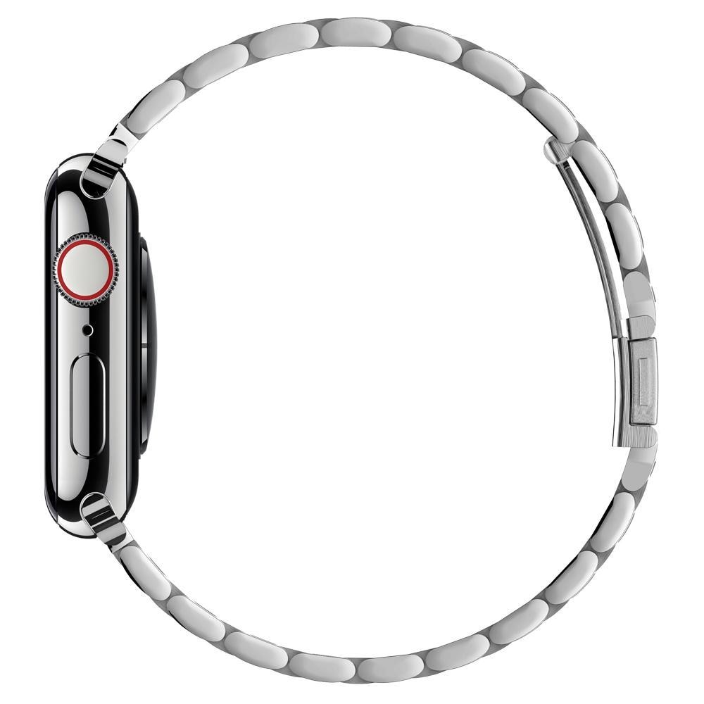 Apple Watch 45mm Series 7 Modern Fit Metal Band Silver