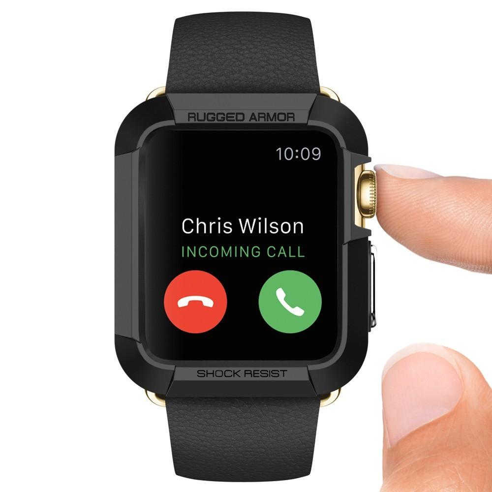 Apple Watch 42mm Rugged Armor Case Black