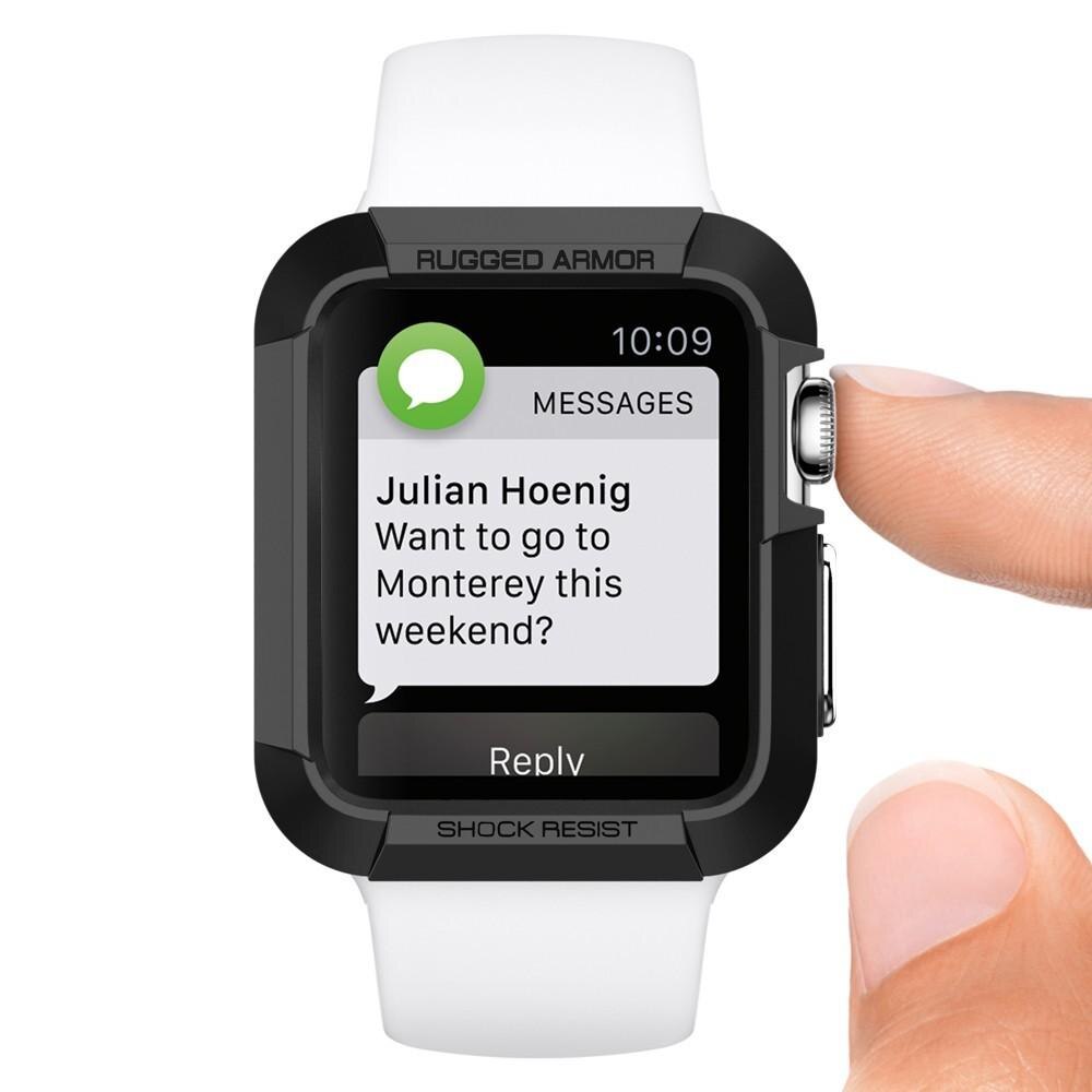 Apple Watch 42mm Rugged Armor Case Black