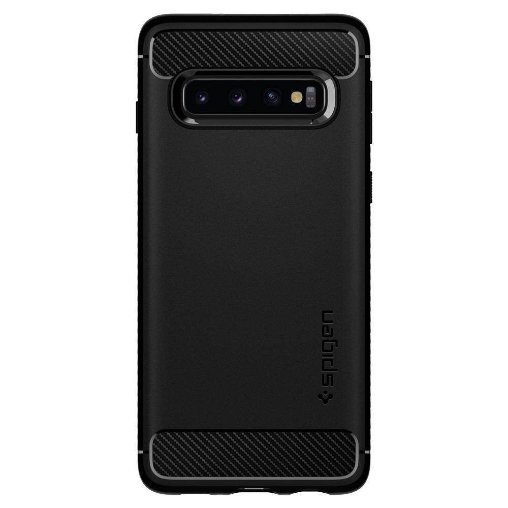 Galaxy S10 Case Rugged Armor Black