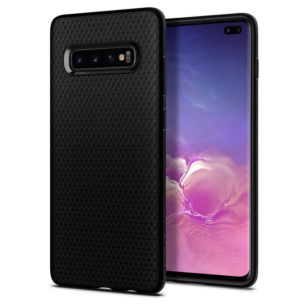 Galaxy S10 Plus Case Liquid Air Black