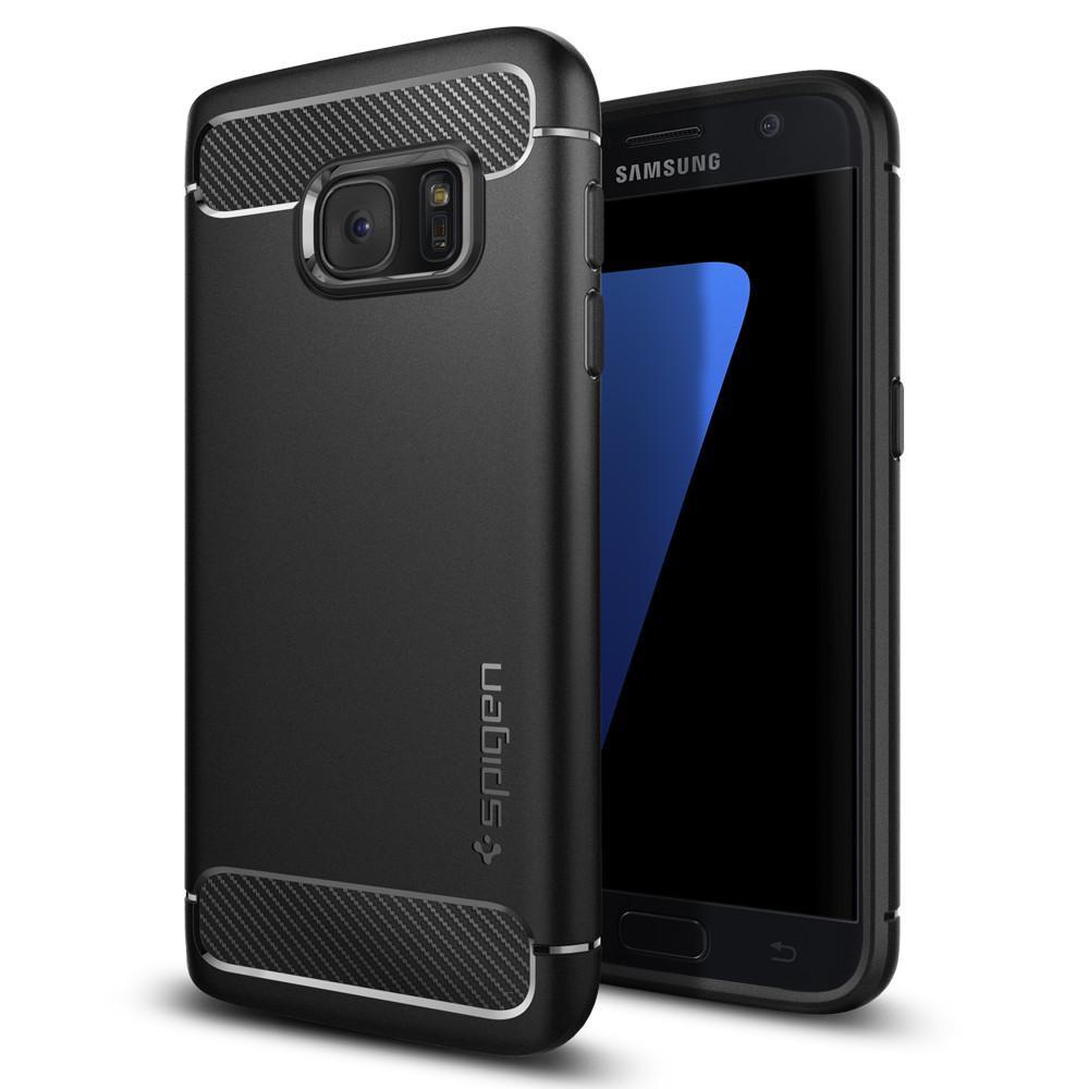 Galaxy S7 Rugged Armor Case Black