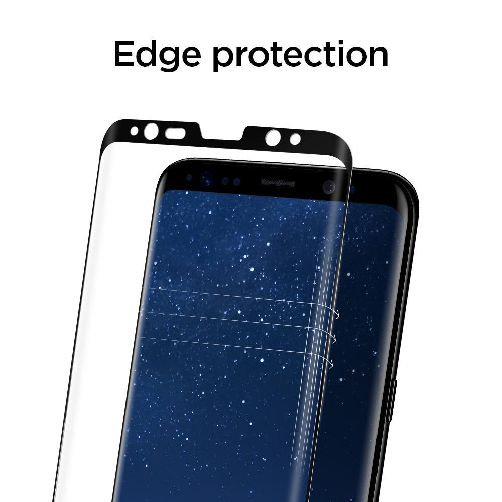 Galaxy S8 Screen Protector GLAS.tR Full Cover Glass