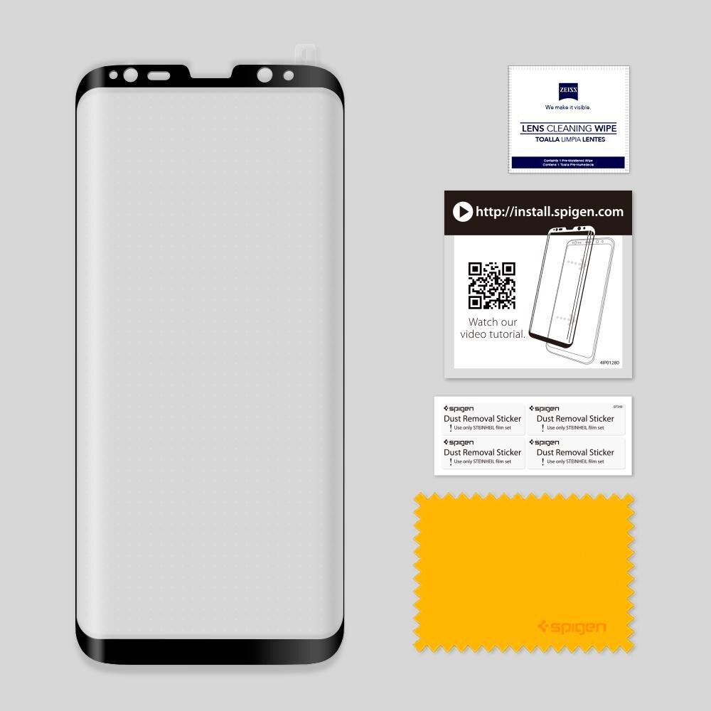 Galaxy S8 Screen Protector GLAS.tR Full Cover Glass