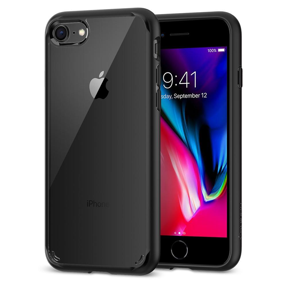 iPhone 8 Case Ultra Hybrid 2 Matte Black