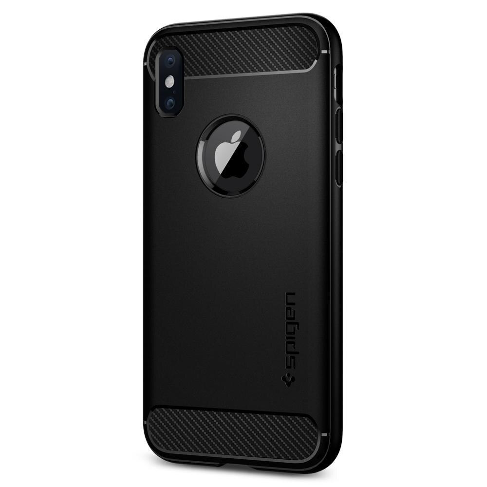 iPhone X/XS Rugged Armor Case Black