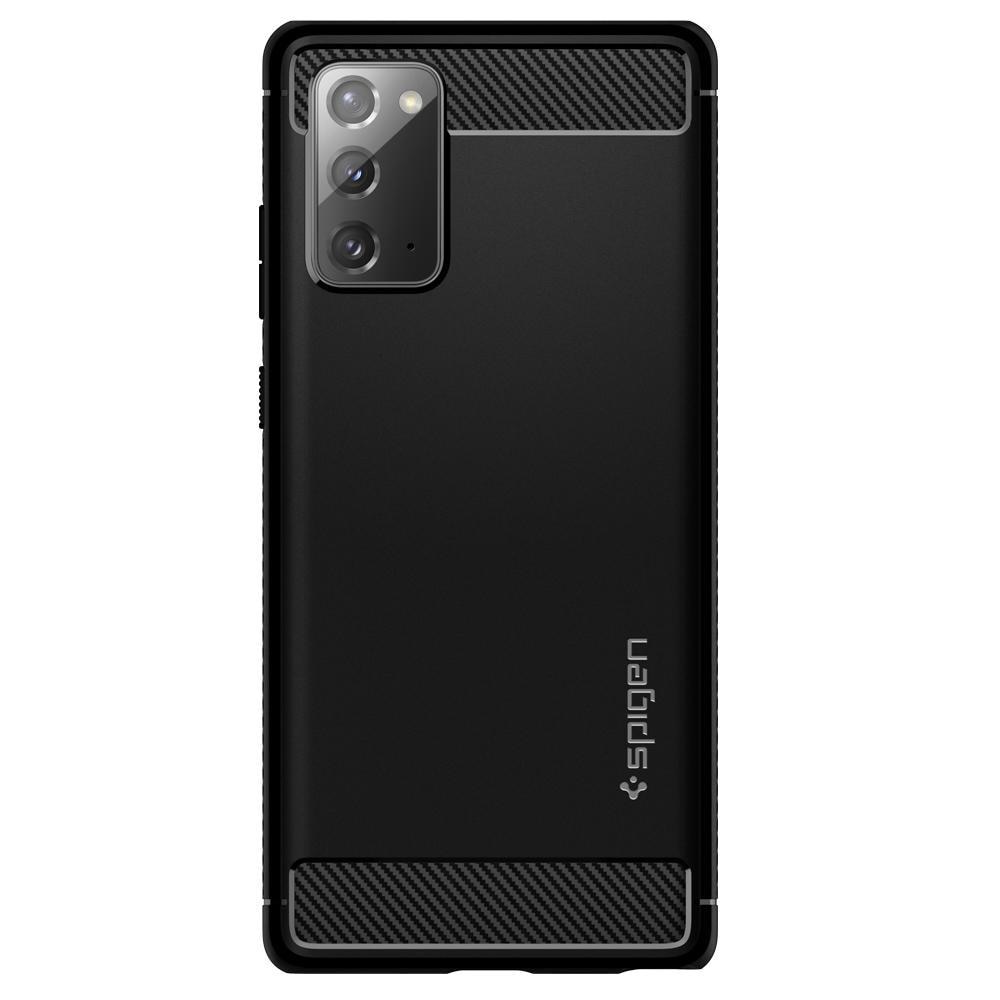 Galaxy Note 20 Case Rugged Armor Black