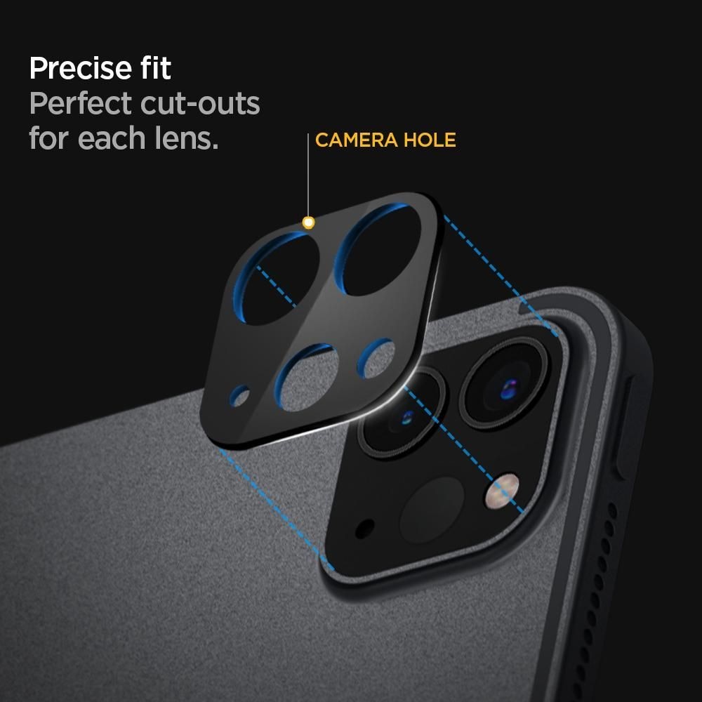 Camera Lens Protector Black (2-pack) iPad Pro 11/12.9 2020/2021 Musta
