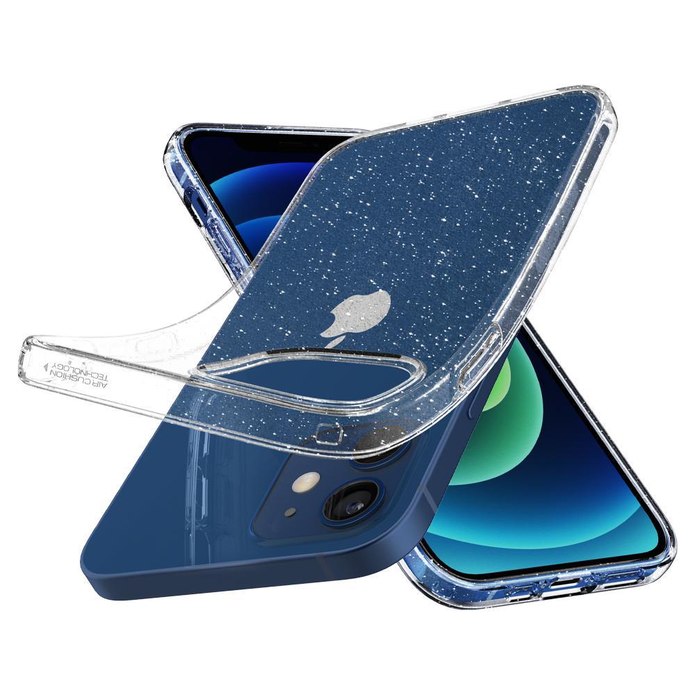 iPhone 12/12 Pro Case Liquid Crystal Glitter Crystal