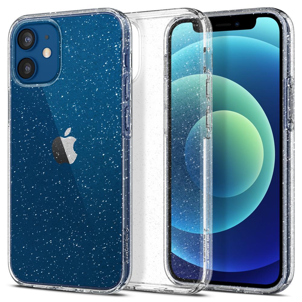 iPhone 12 Mini Case Liquid Crystal Glitter Crystal