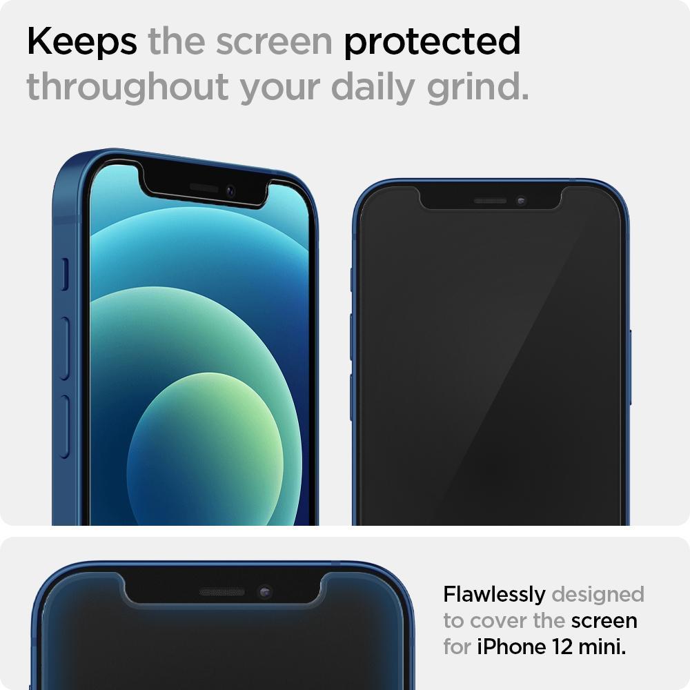 iPhone 12 Mini Screen Protector GLAS.tR EZ Fit (2-pack)