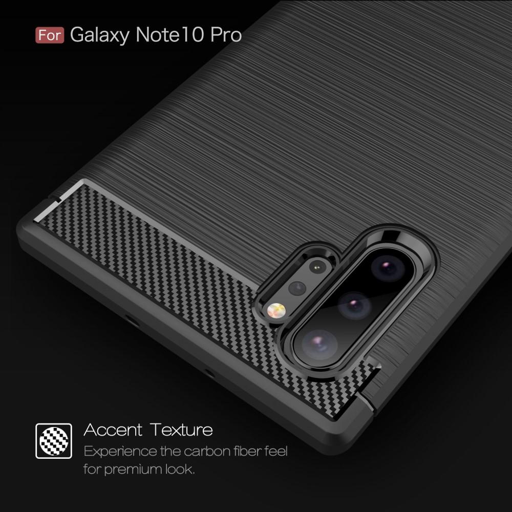 Brushed TPU Kuori Galaxy Note 10 Plus Black